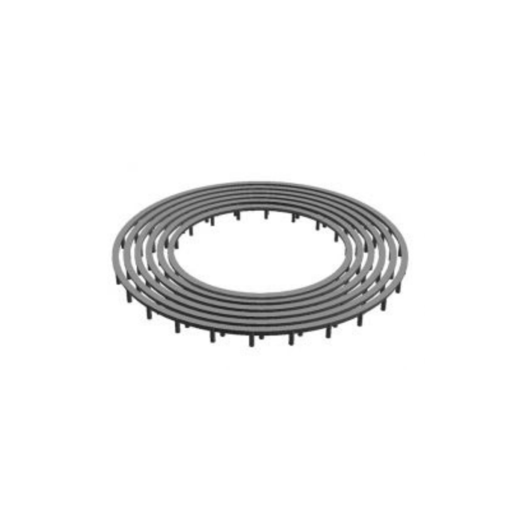 Distanziatori in nylon nero da 5 mm (confezione da 100